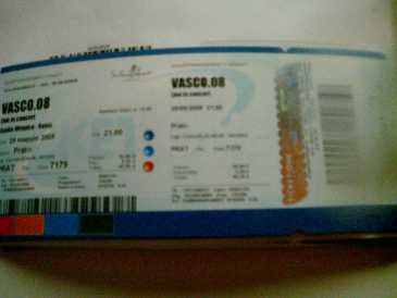 Foto: Verkauft Konzertscheine CONCERTO VASCO ROSSI 2008 - ROMA STADIO OLIMPICO PRATO