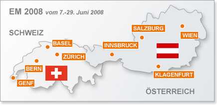 Foto: Verkauft Schein für sportlich Ereignis EM 2008 - SUIZA-AUSTRIA