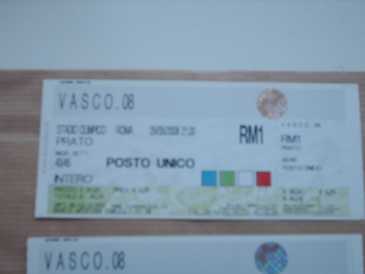 Foto: Verkauft Konzertschei CONCERTO VASCO ROSSI - ROMA