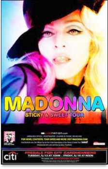 Foto: Verkauft Konzertscheine MADONNA STICKY&SWEET TOUR - ROMA