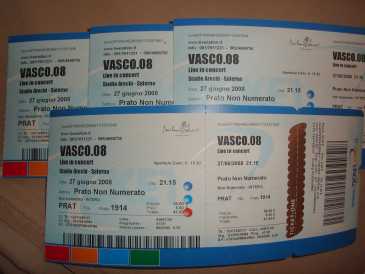 Foto: Verkauft Konzertscheine CONCERTO VASCO ROSSI 27/06/08 - SALERNO
